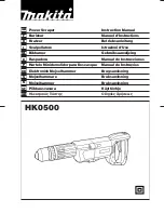 Preview for 1 page of Makita HK0500 Instruction Manual