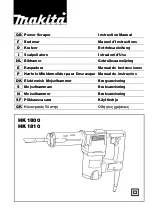 Предварительный просмотр 1 страницы Makita HK1800 Instruction Manual