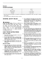 Предварительный просмотр 2 страницы Makita HK1810 Instruction Manual