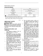 Preview for 2 page of Makita HKU01 Instruction Manual