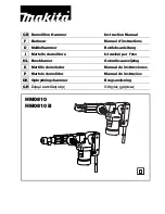 Makita HM0810 Instruction Manual предпросмотр