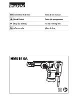 Предварительный просмотр 1 страницы Makita HM0810A Instruction Manual