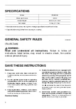 Preview for 2 page of Makita HM0810B Manual