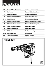 Preview for 1 page of Makita HM0830T Instruction Manual