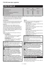 Предварительный просмотр 12 страницы Makita HM1111C Instruction Manual