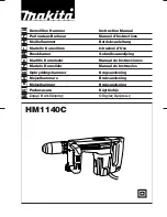 Makita HM1140C Instruction Manual preview