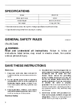 Предварительный просмотр 2 страницы Makita HM1211B Instruction Manual