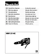 Makita HM1214C Instruction Manual preview