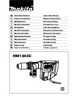 Makita HM1242C Instruction Manual предпросмотр