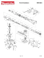 Makita HM1242C Parts Breakdown preview