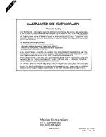 Preview for 12 page of Makita HM1301 Instruction Manual