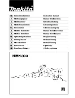 Makita HM1303 Instruction Manual preview