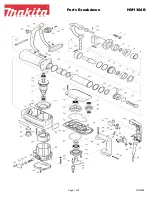 Предварительный просмотр 1 страницы Makita HM1304B Parts Breakdown