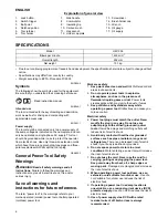 Preview for 4 page of Makita HM1306 Instruction Manual