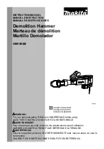 Makita HM1500B Instruction Manual предпросмотр