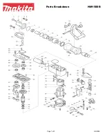 Предварительный просмотр 1 страницы Makita HM1500B Parts Breakdown