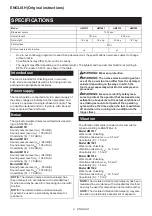 Preview for 4 page of Makita HM1502 Instruction Manual