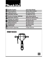 Makita HM1800 Instruction Manual preview