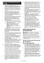 Предварительный просмотр 22 страницы Makita HP001G Instruction Manual