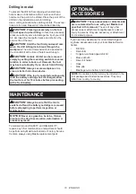 Preview for 10 page of Makita HP002GD201 Instruction Manual