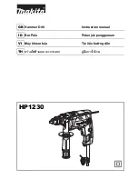 Makita HP1230 Instruction Manual предпросмотр