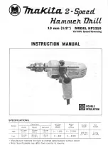 Предварительный просмотр 1 страницы Makita HP1310 Instruction Manual