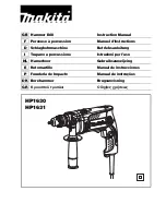 Makita HP1631 Instruction Manual preview