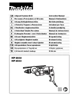 Makita HP2032 Instruction Manual preview