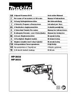 Makita HP2032 Instruction Manual предпросмотр