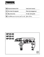 Предварительный просмотр 1 страницы Makita HP2041 Instruction Manual