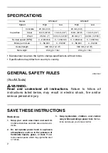 Preview for 2 page of Makita HP2050F Instruction Manual