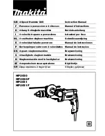 Makita HP2051 Instruction Manual предпросмотр