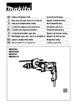 Preview for 1 page of Makita HP2051FHJ Instruction Manual