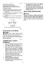 Preview for 4 page of Makita HP2051HJ Instruction Manual