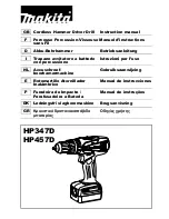 Предварительный просмотр 1 страницы Makita HP237D Instruction Manual