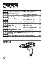 Preview for 1 page of Makita HP330D Instruction Manual