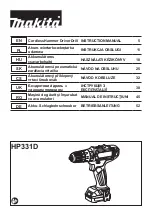 Preview for 1 page of Makita HP331DSA Instruction Manual