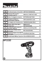 Makita HP333D Instruction Manual preview