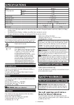 Preview for 2 page of Makita HP333DWYE Instruction Manual