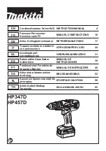 Makita HP347D Instruction Manual предпросмотр