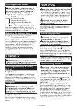 Preview for 8 page of Makita HP457DX100 Instruction Manual