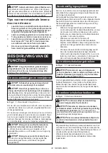 Preview for 34 page of Makita HP457DX100 Instruction Manual