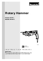 Предварительный просмотр 1 страницы Makita HPR2410 Instructional Manual