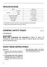 Preview for 2 page of Makita HPR2410 Instructional Manual