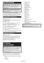 Preview for 25 page of Makita HR004G Instruction Manual