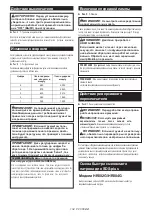 Preview for 134 page of Makita HR004G Instruction Manual