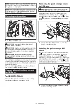 Предварительный просмотр 10 страницы Makita HR004GZ Instruction Manual