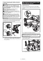Предварительный просмотр 12 страницы Makita HR004GZ Instruction Manual