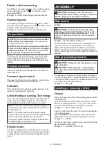 Preview for 14 page of Makita HR005G Instruction Manual