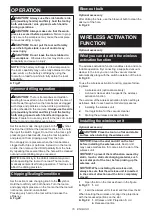 Preview for 16 page of Makita HR005G Instruction Manual